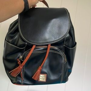 Brand new Dooney and Bourke leather backpack